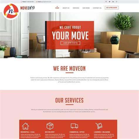 Pack GO Bootstrap 4 Template For Packers Movers Website NCode