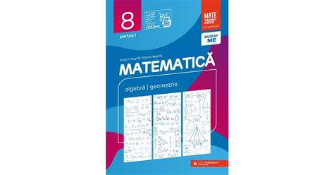 Matematica Algebra Geometrie Clasa A Viii A Consolidare Partea I