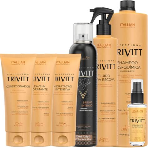 Kit Itallian Hairtech Professional Trivitt Full Beleza Na Web