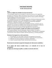 Apuntes Macroeconom A Docx Macroeconom A Emilio Valenzuela D Az Act