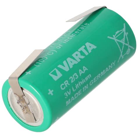 Varta CR2 3AA Lithium Batterie Varta 6237 mit Lötfahne U Form