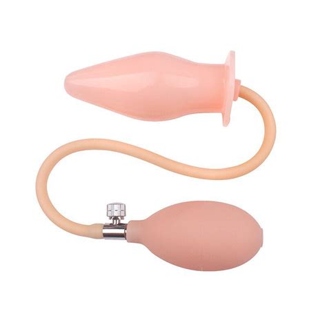 Godes En Silicone Gonflables Phallus Backplug Produits Pour Adultes