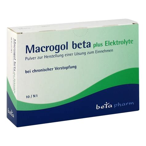 Macrogol Beta Plus Elektrolyte Stk Apotheke De