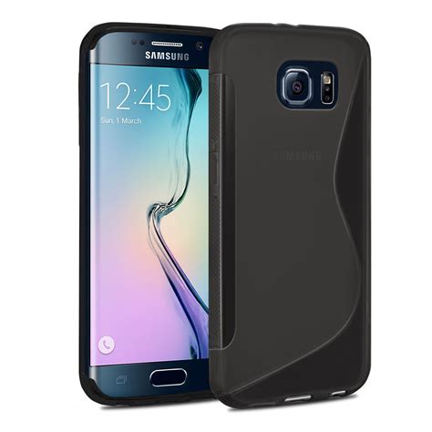 S LINE CLEAR TRANSLUCENT TPU GEL SOFT BACK COVER CASE FOR SAMSUNG