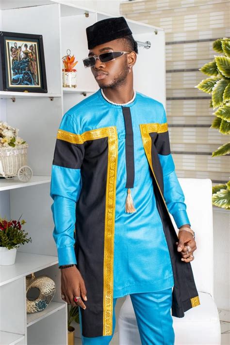 African Men Cloth Nigerian Kaftan African Traditional Wear For Men