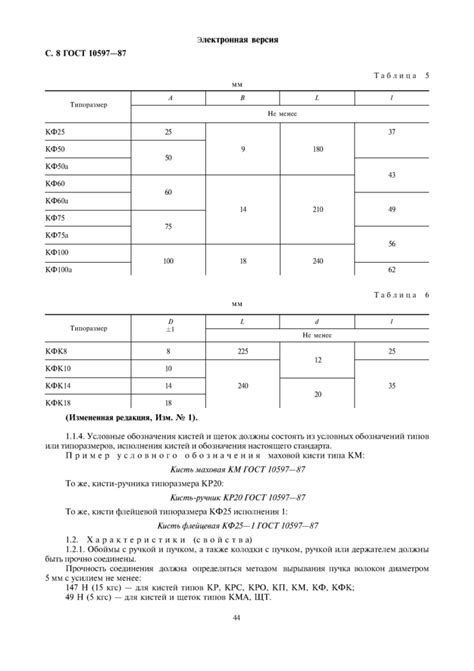 ГОСТ 10597-87: Кисти и щетки малярные. Технические условия