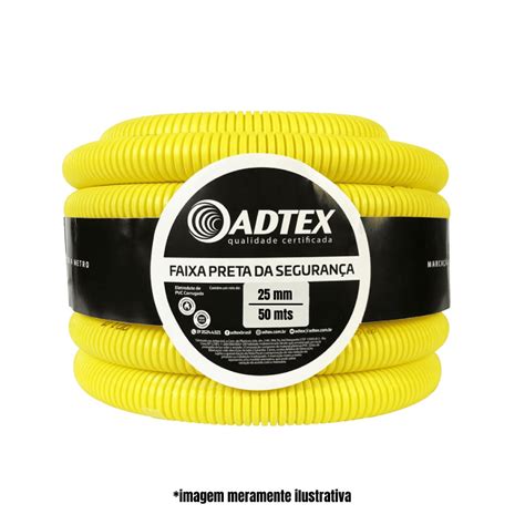 Conduite Corrugado Mm Amarelo Rolo M Adtex