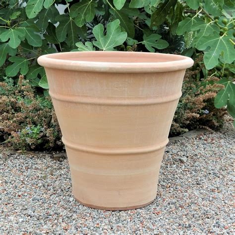 Kreta Keramik handgefertiges Terracotta Pflanzgefäß Blumentopf