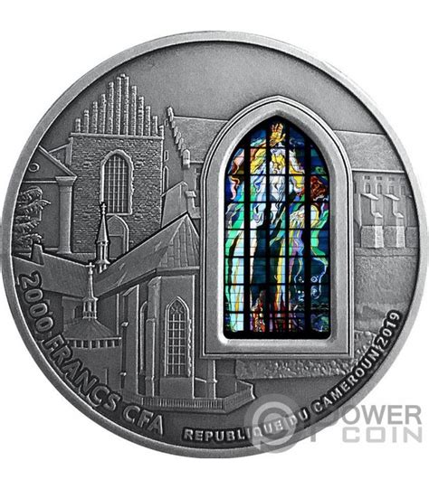 Basilica Of St Francis Of Assisi In Cracow 2 Oz Silver Coin 2000 Francs Cameroon 2020