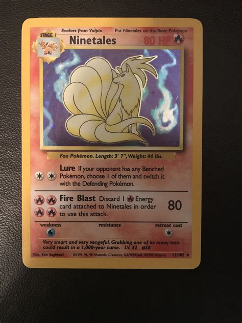 Base Set Holo Mewtwo And Ninetails Munimorogobpe