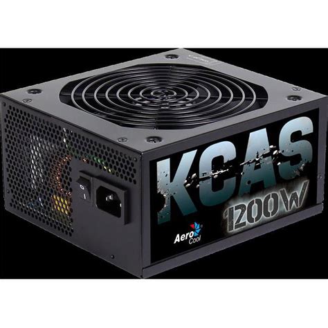 aerocool kcas 1200w 80plus bronze noise reducing components black ...