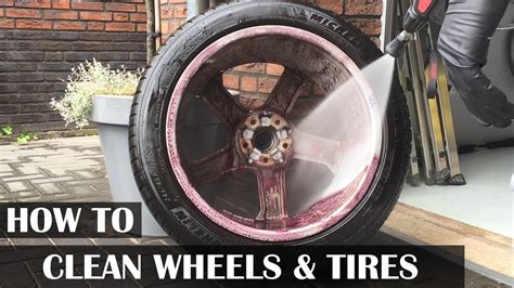 How To Clean Wheels And Tires Quick Wheel Cleaning Using Iron