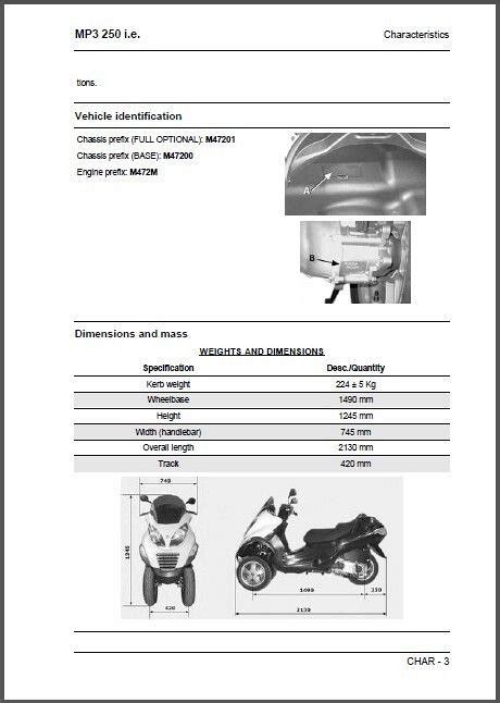 Piaggio MP3 250 I E Scooter Service Repair Workshop Parts Manual CD