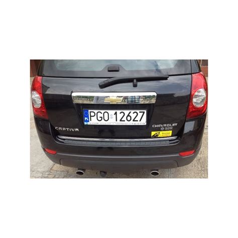 Chevrolet Captiva I Ii Chrome Rear Strip Trunk Tuning Lid M Boot