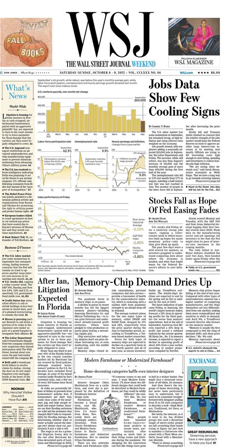 The Wall Street Journal On Twitter Here Is An Early Look At The Front