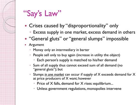 PPT - Say’s Law: Classical “Macroeconomics” Marx: Capitalism and ...