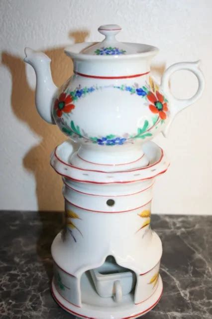 Ancienne Veilleuse Th I Re Tisani Re En Porcelaine De Paris Eur