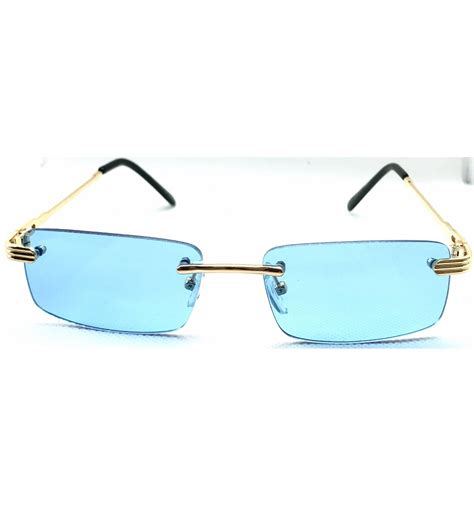 Lunette De Cartier Zoom Flight Verre Teinter En Bleu Ciel