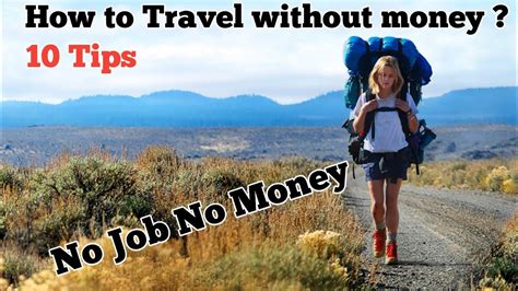 How To Travel With Zero Budget I Money Saving Tips Youtube