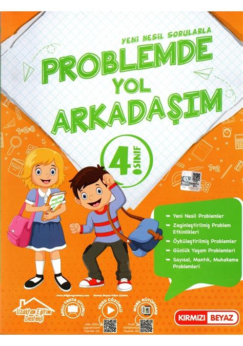 Kırmızı Beyaz 4 Sınıf Yeni Nesil Sorularla Problemde Yol Arkadaş