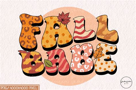 Fall Babe Sublimation Graphic By Samsam Art Creative Fabrica