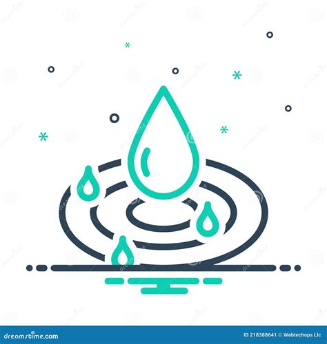 Clean Drinkable Water Vector Logo With Checkmark Clean Water Stock