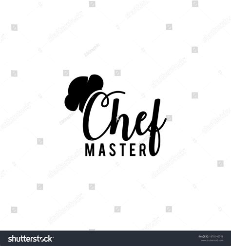 Chef Master Logo Design Template Stock Vector Royalty Free 1870146748