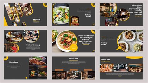 Kentang Restaurant Creative Business Powerpoint Template