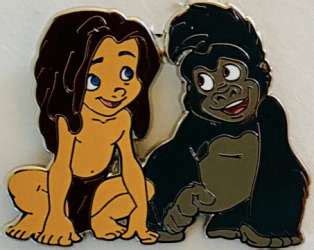 40110 - Young Tarzan and Terk - Tarzan