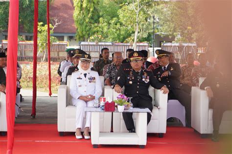 Atas Izin Bupati Nina Agustina Pertama Kalinya HUT Bhayangkara Digelar