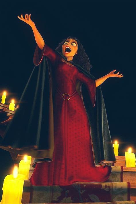 Mother Gothel Villanos De Disney Peliculas De Disney Líos De Disney