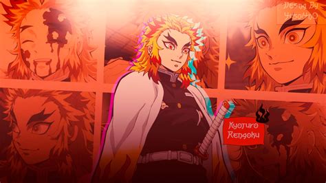 Rengoku Kyojuro Collage Style By Yusoi28 On Deviantart