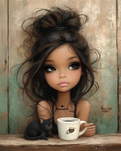 Maitane Aiart On Instagram In 2024 Girly Art Illustrations Girly Art Big Eyes Art