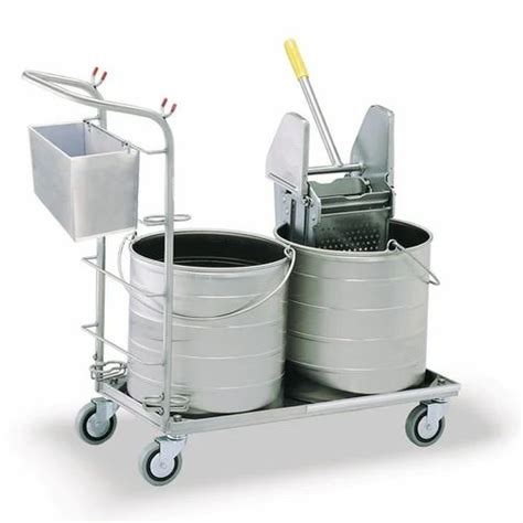 Double Bucket Wringer Trolley At Best Price In Ahmedabad By H B