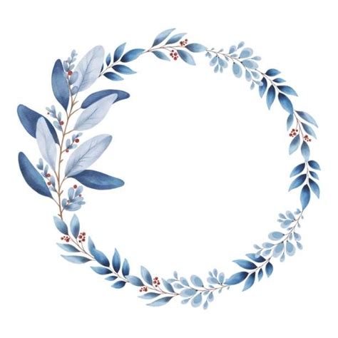 Floral Wreath Watercolor Illustrationen Und Vektorgrafiken IStock