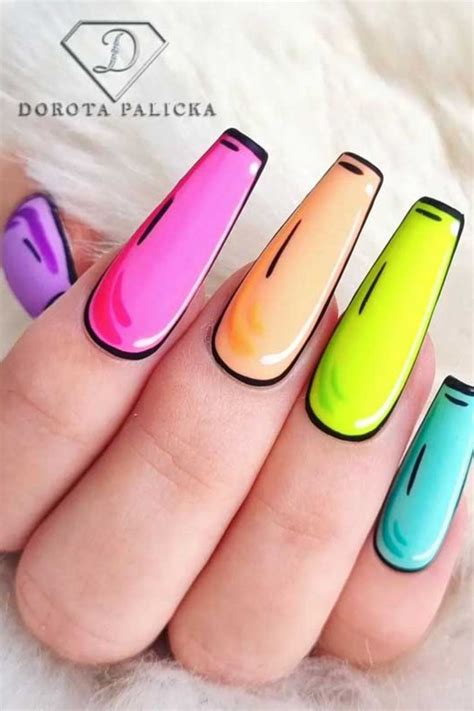 Best Viral Comic Book Pop Art Nail Design Ideas Creative Nail Ideas