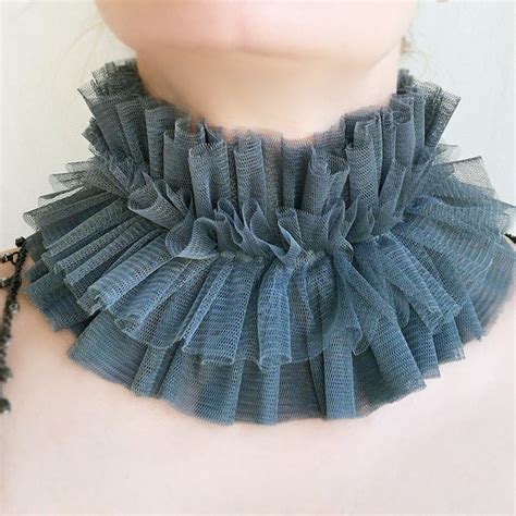 Circus Ruffle Neck Collar Etsy