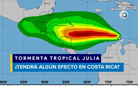 Tormenta Tropical Julia Recorrido Y Su Efecto En Costa Rica