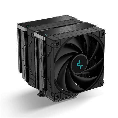 Deepcool Ak620 Zero Dark Cpu Air Cooler Mighty 260w Tdp All Black 6 Copper Heat Pipes Dual Tower