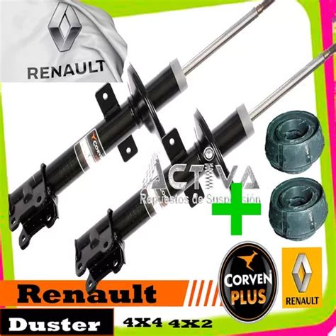 Amortiguador Kit X2 Renault Duster Con Cazoletas Delantera