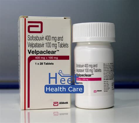 Velpaclear Velpatasvir Mg Sofosbuvir Mg Tablets Manufacturer