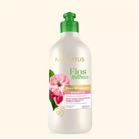 Fios Naturais Shampoo Capilar Rosa Mosqueta Facinatus Ml Frete Gr Tis