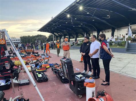 PIA Final Inspection On The Philippine Search And Rescue Contingent