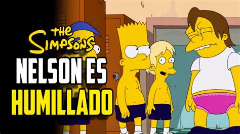 Los Simpson Nelson HUMILLADO YouTube