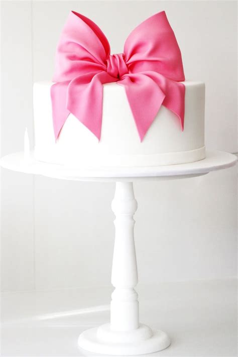 Pink Bow Cake By Burnt Butter Pink Burntbutter Pinkbowcake Bow