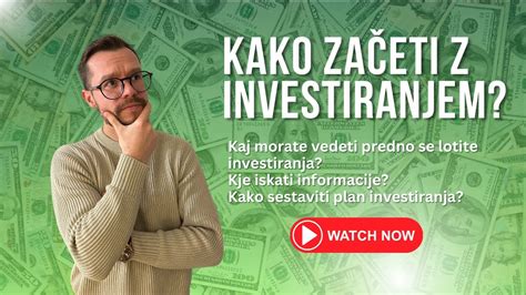 KAKO ZAČETI INVESTIRATI YouTube