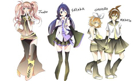 Danganronpa Characters Dressed As Vocaloids Rvocaloid