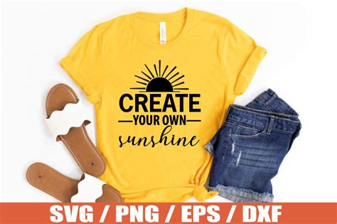 Create Your Own Sunshine Svg Graphic By Jutishray930 · Creative Fabrica