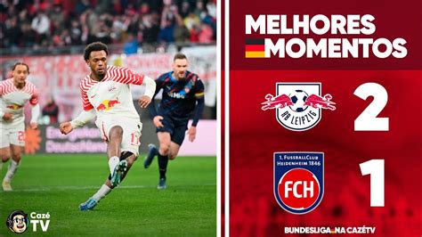 DE VOLTA AO G4 RB LEIPZIG 2 X 1 HEIDENHEIM MELHORES MOMENTOS