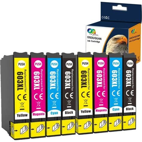 Caidi Xl Pack De Cartouches D Encre Compatible Avec Epson